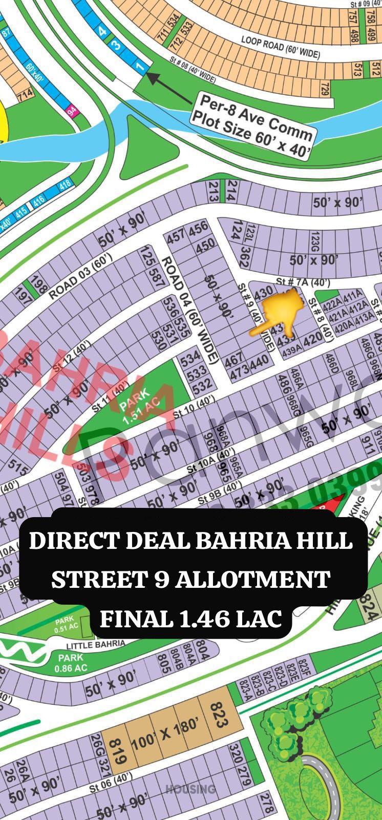 Bahria Hills - 500 Sqy for Sale in Bahria Town Karachi