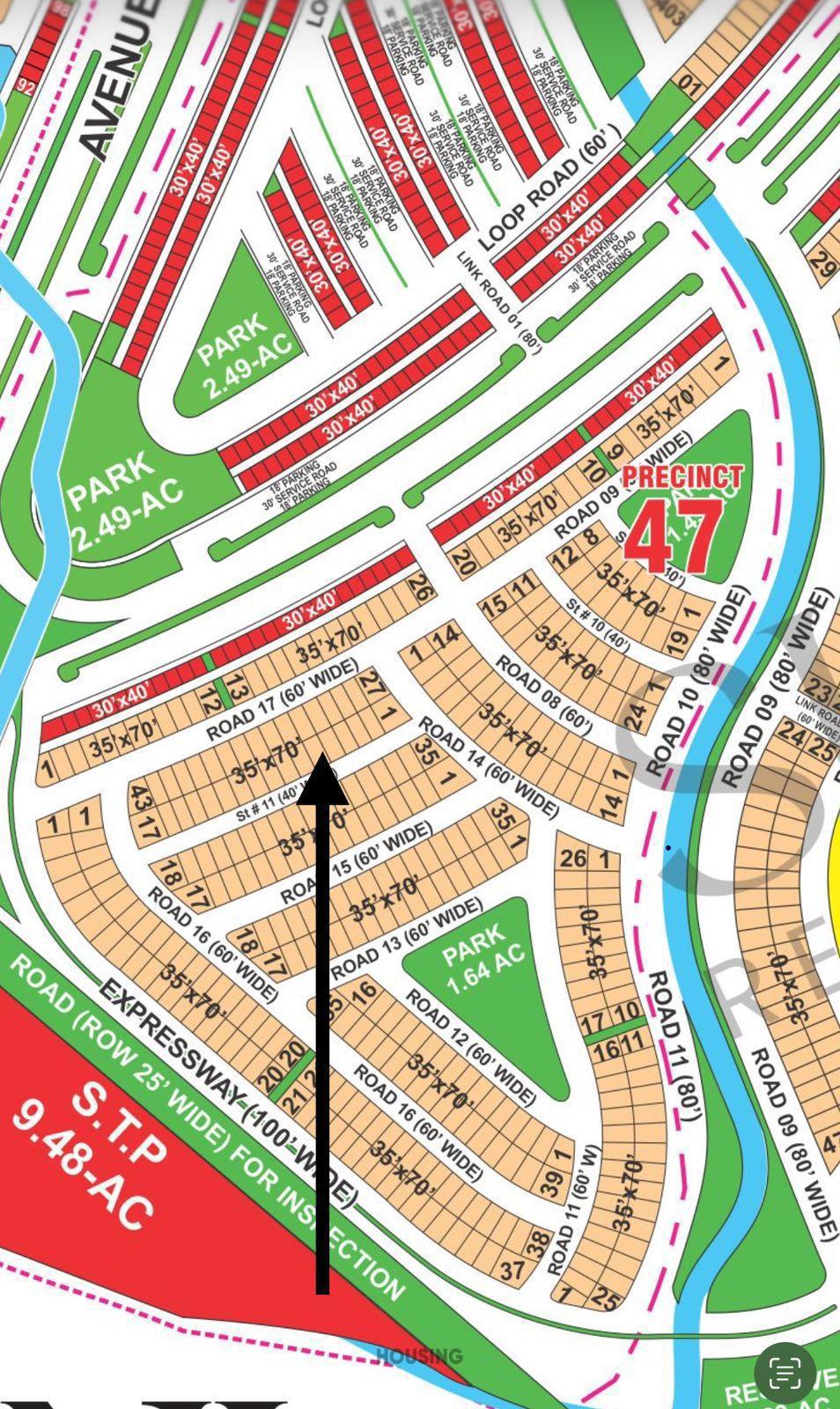 Precinct 47 - 272 Sqy for Sale in Bahria Town Karachi