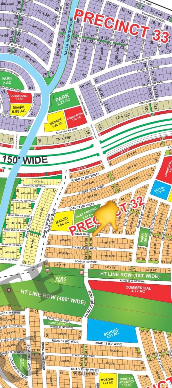 Precinct 32 - 372 Sqy for Sale in Bahria Town Karachi