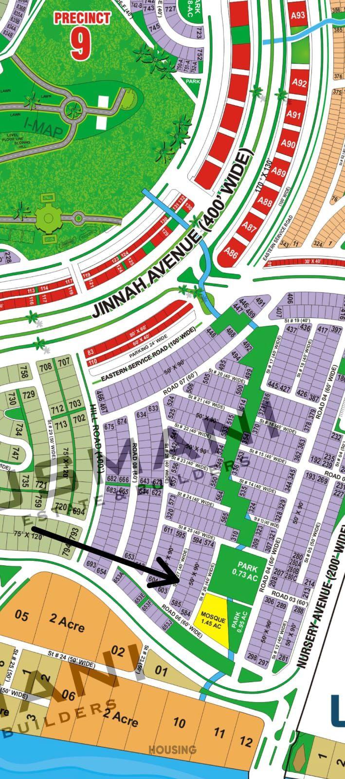 Precinct 17 - 500 Sqy for Sale in Bahria Town Karachi